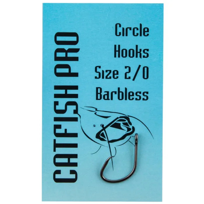 Catfish PRO Circle Hook Size 2/0 Barbless -HC20BL